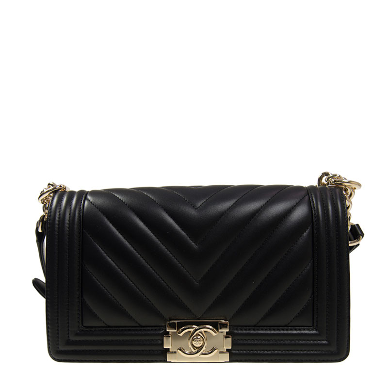 BOY Chanel V bag Black A67086 Y25539 94305: Image 1