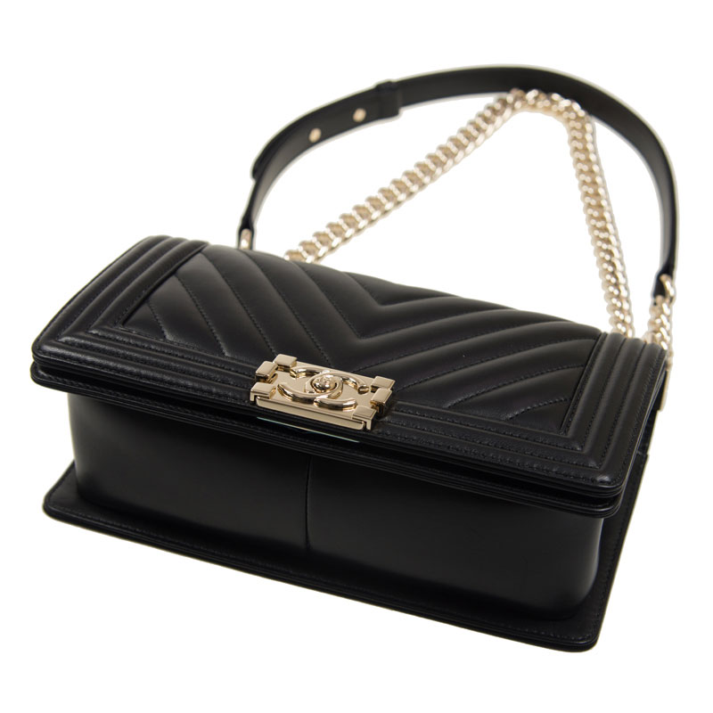 BOY Chanel V bag Black A67086 Y25539 94305: Image 2