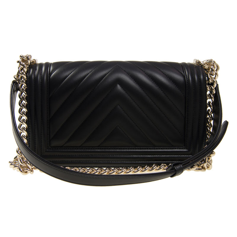 BOY Chanel V bag Black A67086 Y25539 94305: Image 3