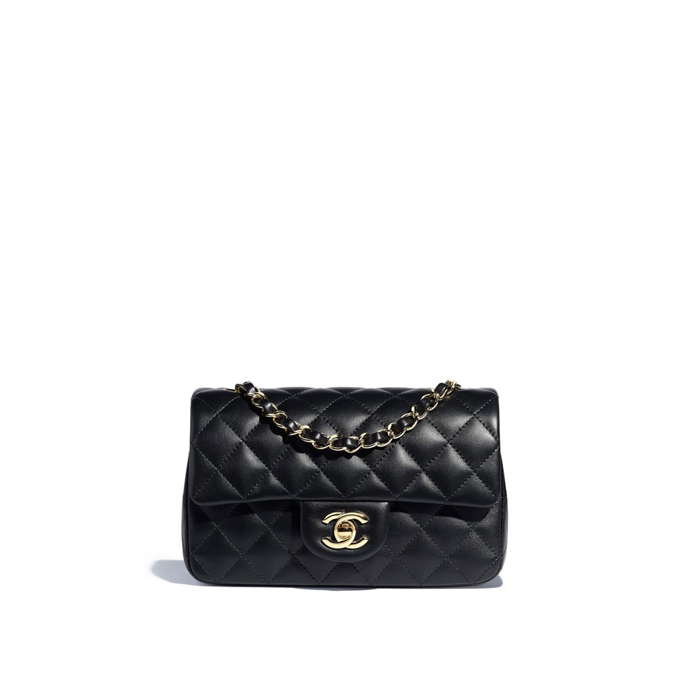 Chanel mini flap bag lambskin A69900 Y04059 94305: Image 1