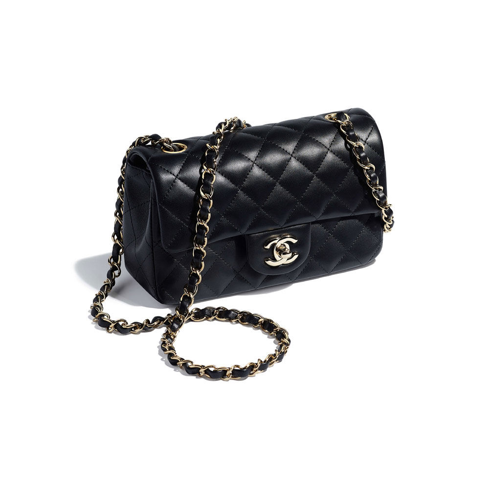 Chanel mini flap bag lambskin A69900 Y04059 94305: Image 3