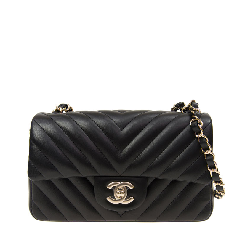 Chanel Classic Mini Chevron Flap bag A69900 Y10851 94305: Image 1