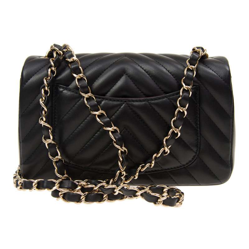 Chanel Classic Mini Chevron Flap bag A69900 Y10851 94305: Image 3