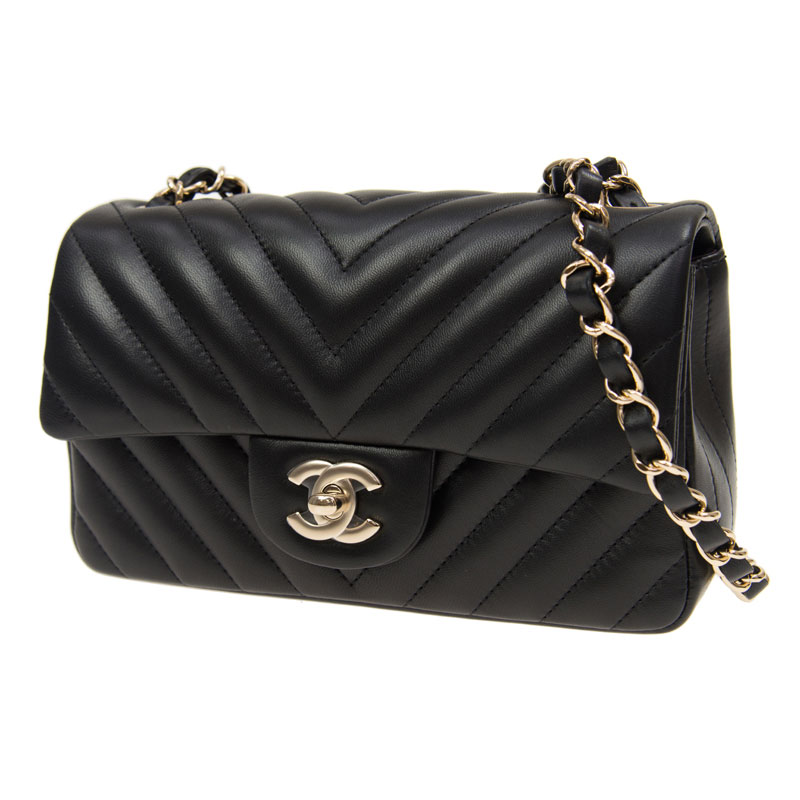 Chanel Classic Mini Chevron Flap bag A69900 Y10851 94305: Image 4