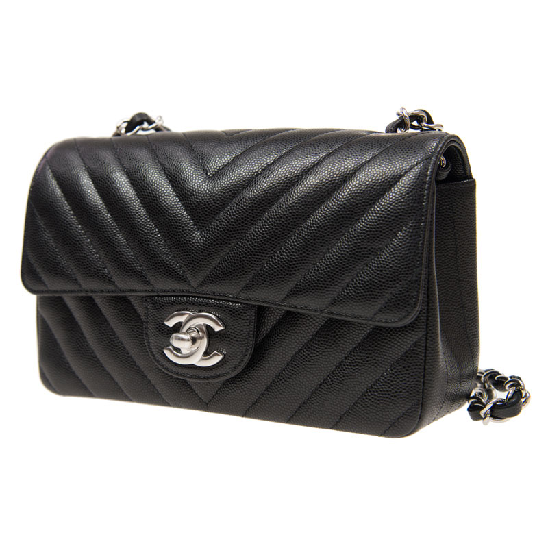 Chanel Classic Mini Chevron Flap bag A69900 Y10852 94305: Image 4