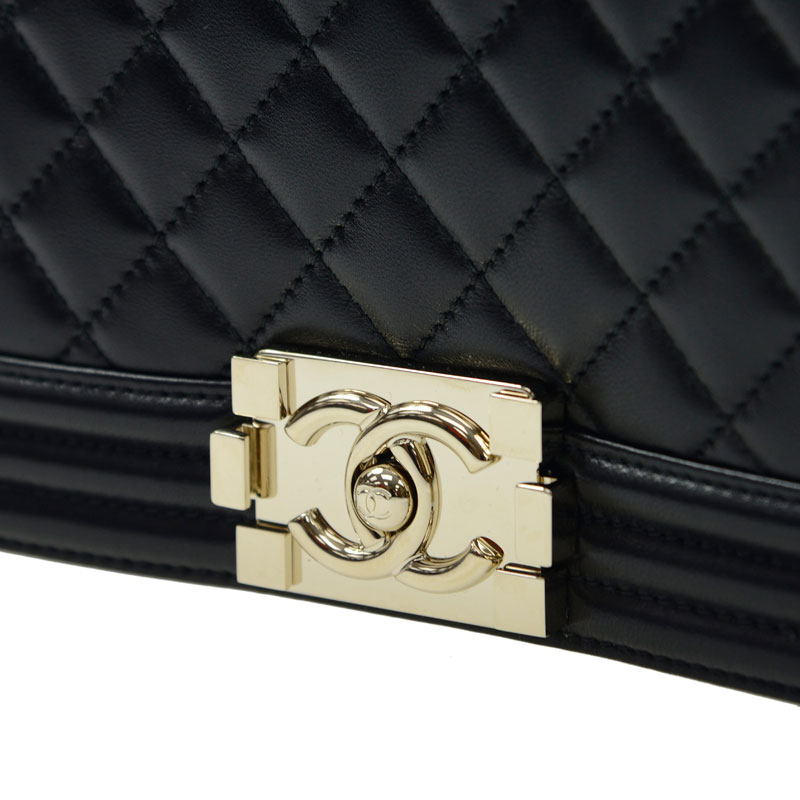 Chanel Boy Lambskin Flap A92193 Y01295 94305: Image 4