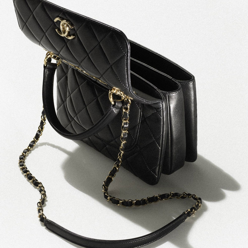 Chanel Flap Bag with Top Handle A92236 B08027 94305: Image 2