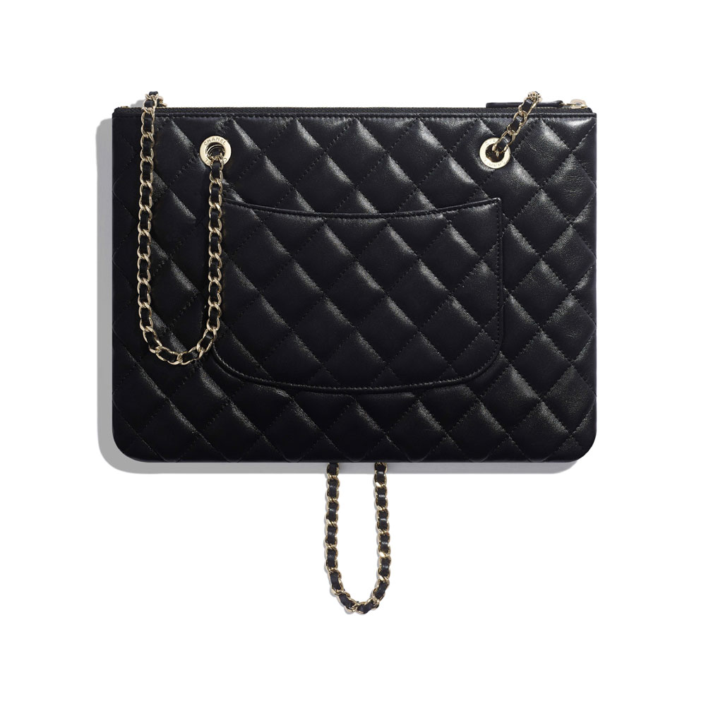 Chanel Shiny Lambskin Clutch with Chain AP1073 B01794 94305: Image 2