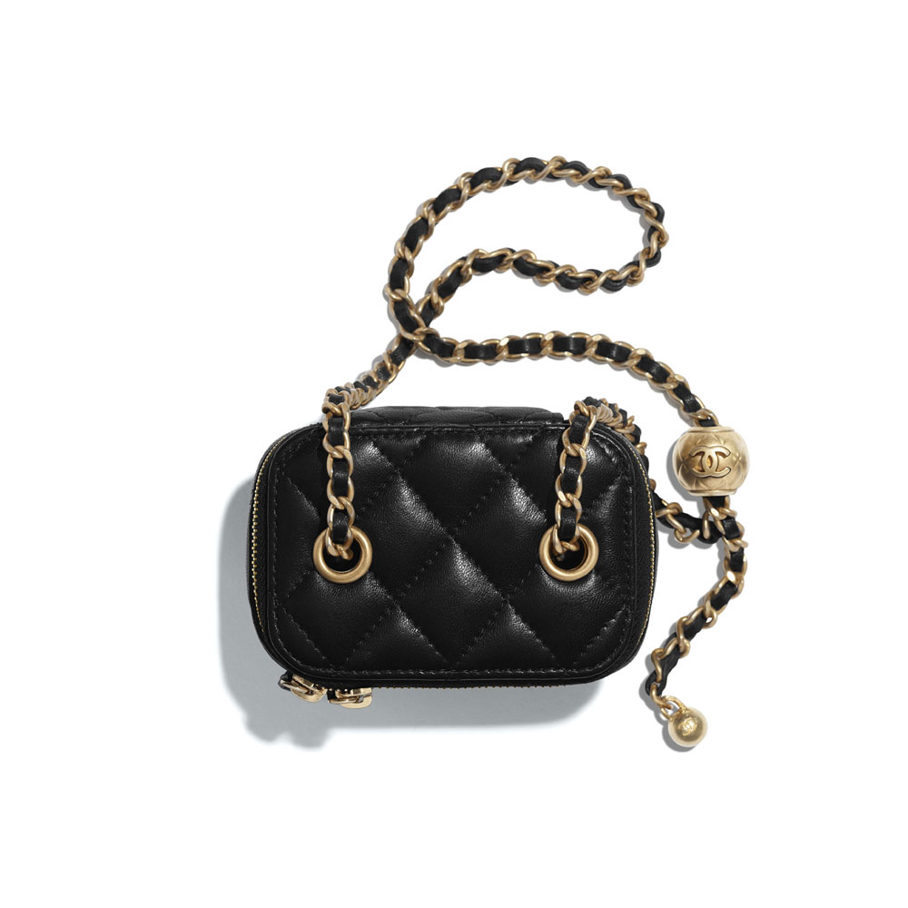 Chanel Lambskin Small Classic Box with Chain AP1447 B02991 94305: Image 2