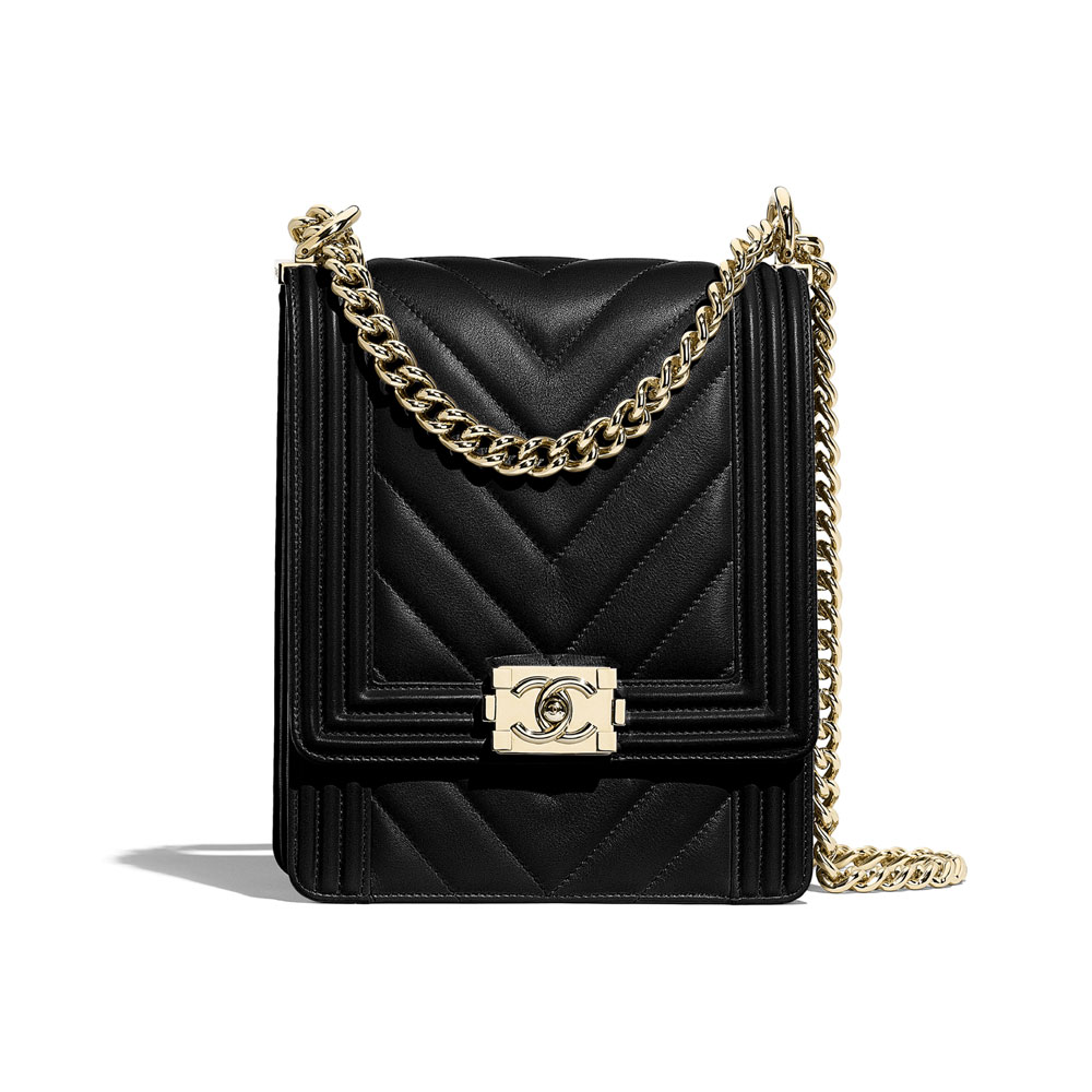 Calfskin Black Boy Chanel bag AS0130 Y83793 94305: Image 1