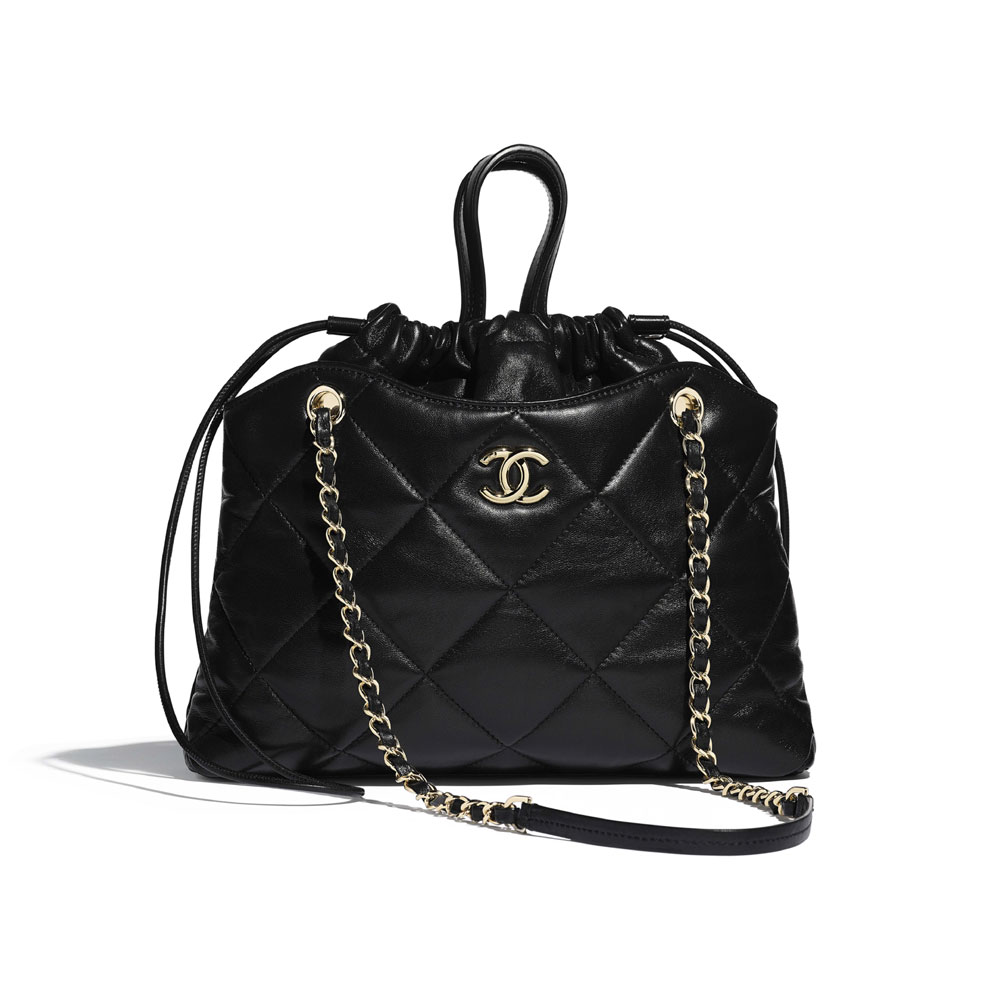 Chanel Black Small Shopping Bag AS0985 B01267 94305: Image 1