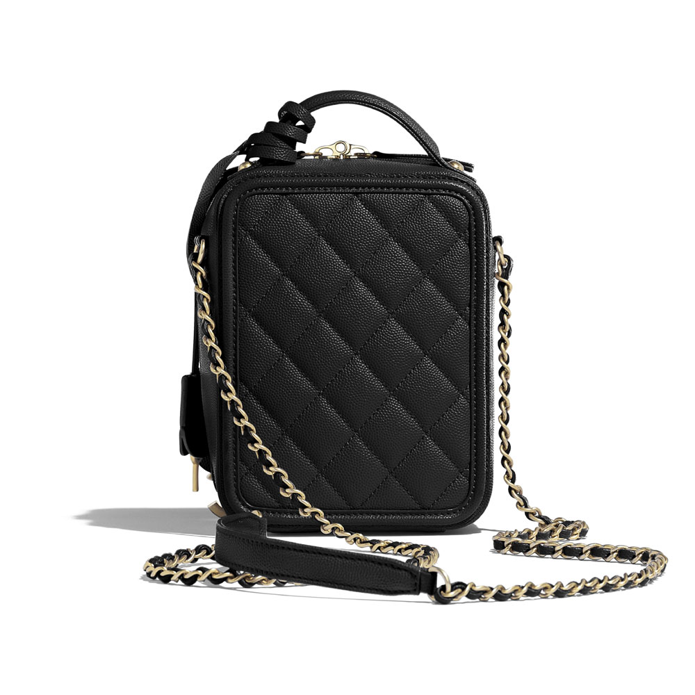 Chanel Black Vanity Case AS0988 B01186 94305: Image 2