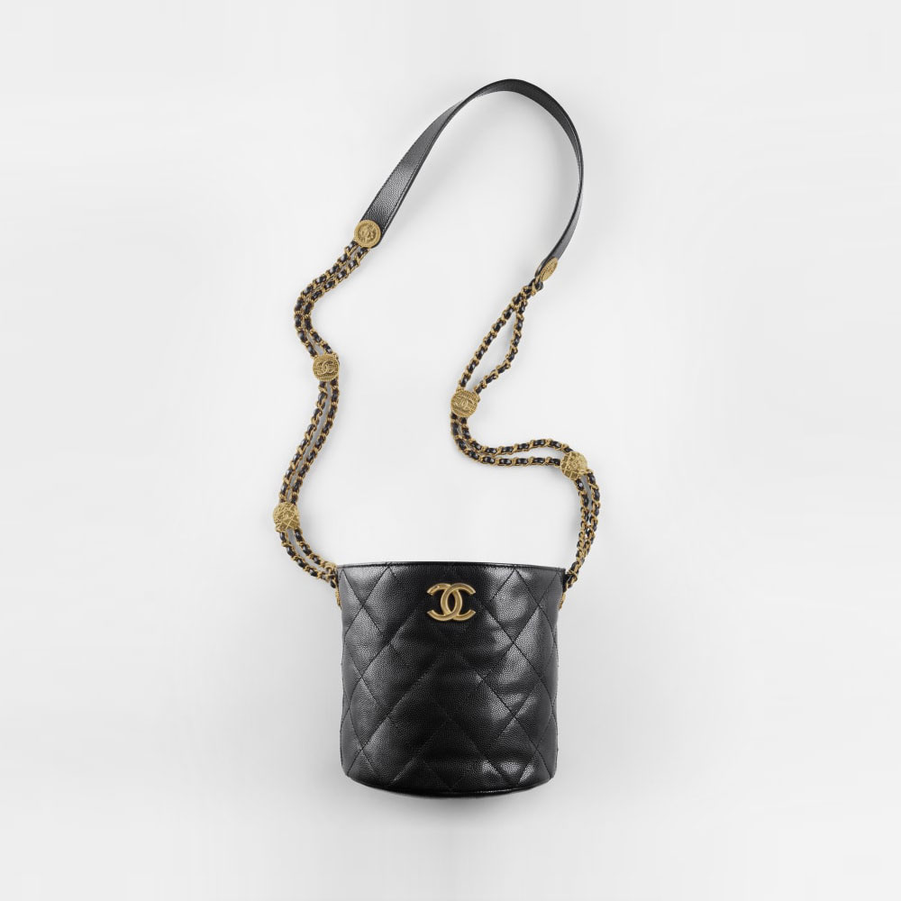 Chanel Small Bucket Bag AS3371 B08474 94305: Image 2