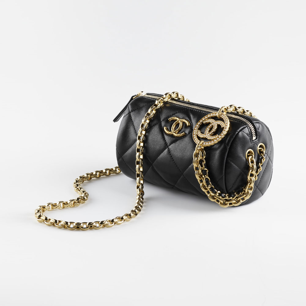 Chanel Mini Bowling Bag AS3384 B08482 94305: Image 1