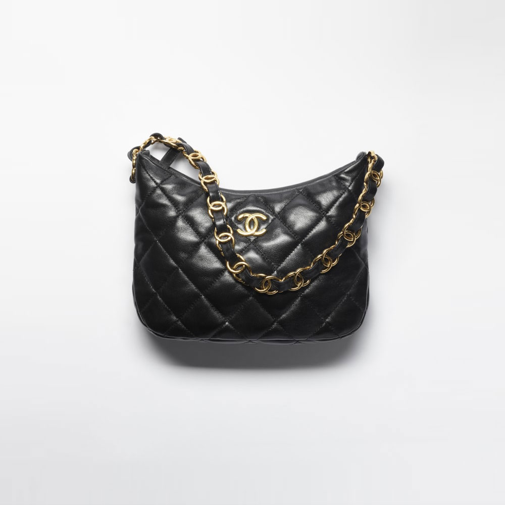 Chanel Hobo Lambskin 22K bag AS3562 B09178 94305: Image 2