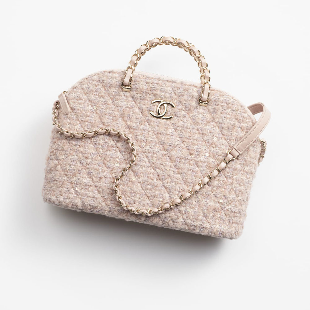 Chanel Small shopping bag Cotton wool tweed AS3969 B17658 NZG47: Image 1