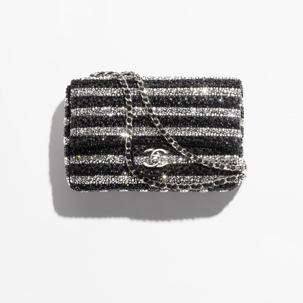 Chanel Evening bag Strass silver-tone metal AS4297 B16497 NY089: Image 1