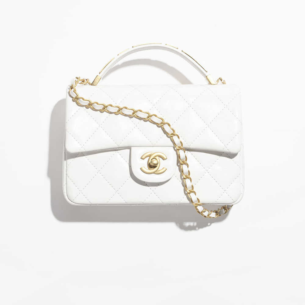 Chanel Small flap bag with top handle AS4679 B15558 10601: Image 1