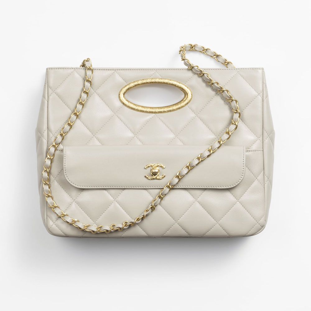 Chanel Small shopping bag Lambskin AS5036 B17663 NW786: Image 1