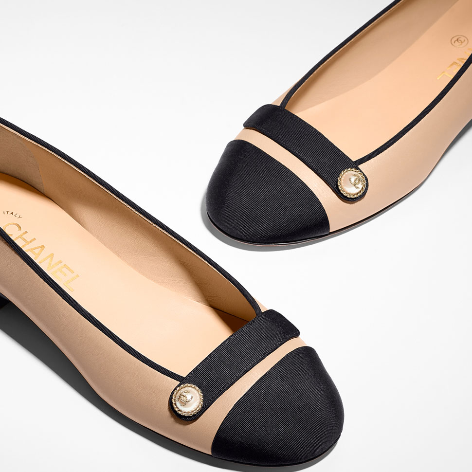 Chanel Ballerinas lambskin grosgrain G32922 Y50387 C0204: Image 2