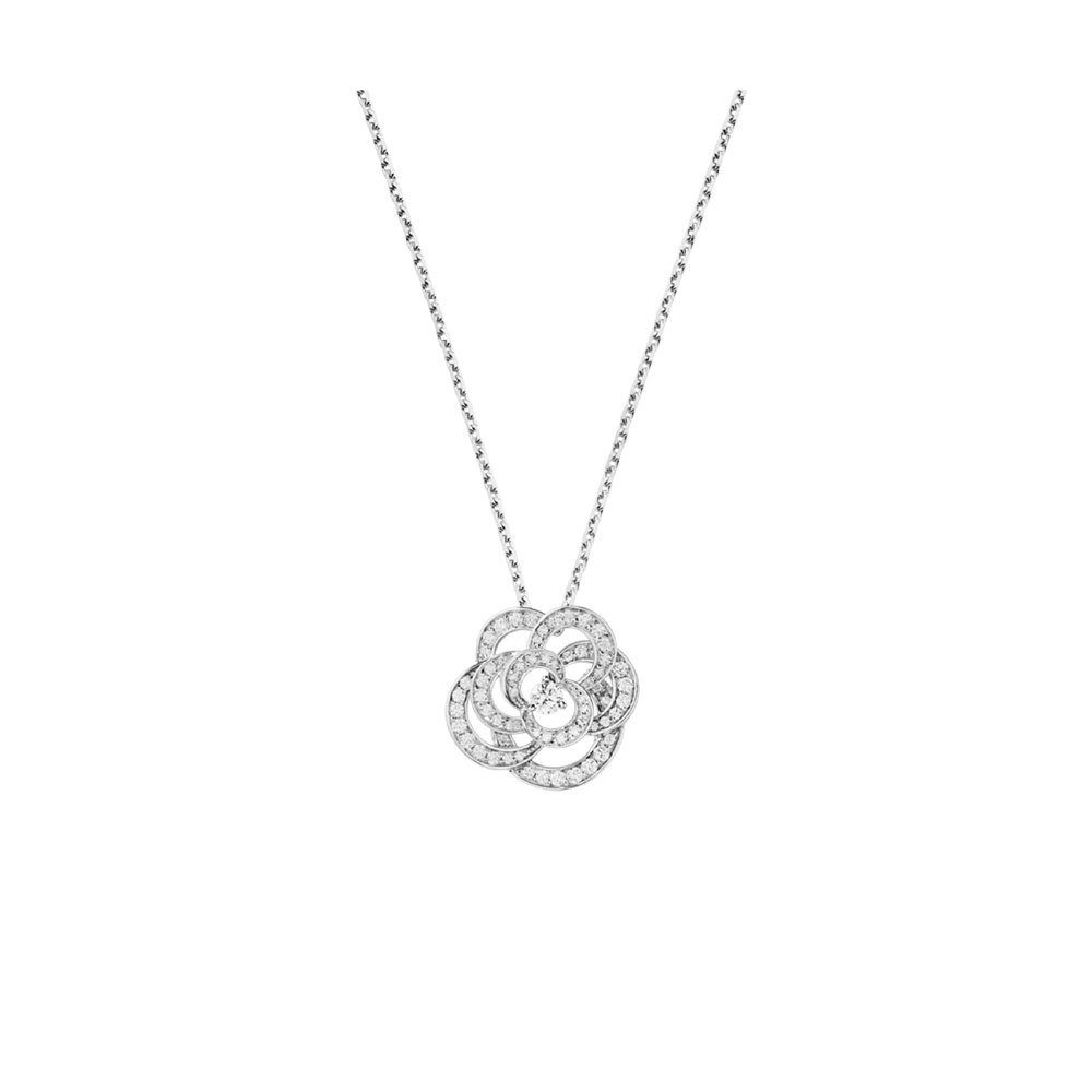 Chanel Fil de Camelia necklace J2580: Image 1