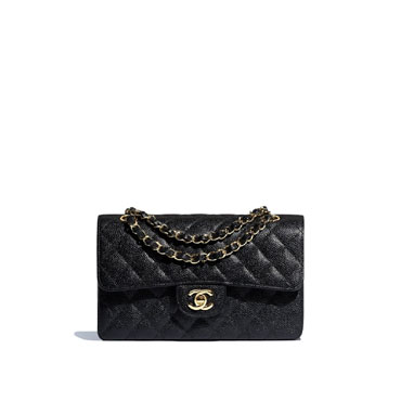 Chanel small classic bag grained calfskin A01113 Y01864 C3906