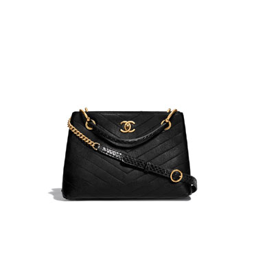 Chanel Small zipped shopping bag A57150 Y83380 94305