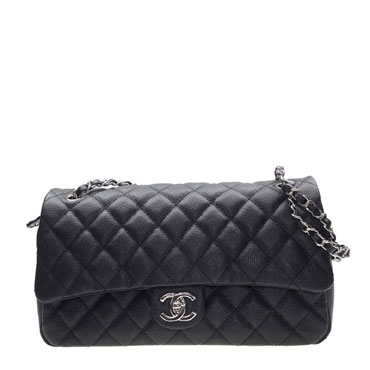 Chanel Easy Flap Bag in Medium Caviar A67742 Y30856 94305