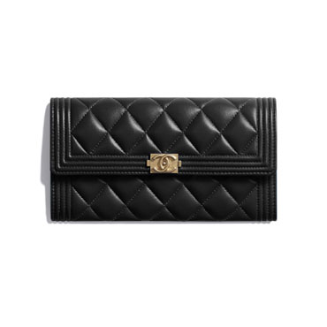 BOY CHANEL Long Flap Wallet A80286 Y07659 94305