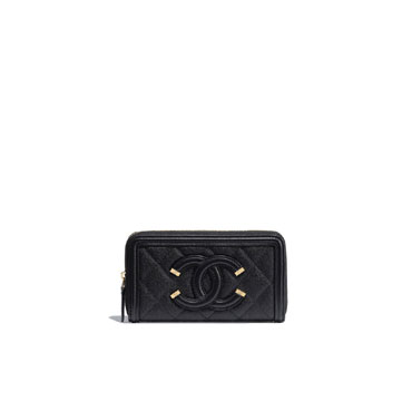 Chanel Small zipped wallet A84446 Y83371 94305