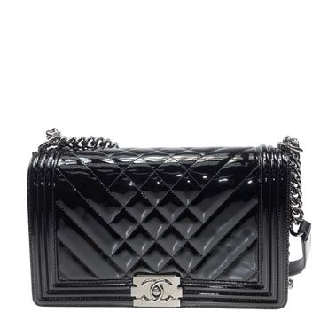 Boy Chanel Flap Bag Patent A90192 Y06830 94305