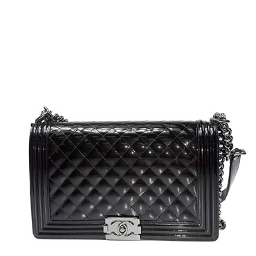 Chanel Boy Patent Flap Bag A92193 Y06830 94305