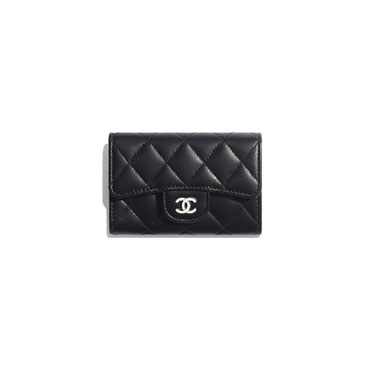 Chanel Black Classic Card Holder AP0214 Y01480 C3906