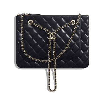 Chanel Shiny Lambskin Clutch with Chain AP1073 B01794 94305