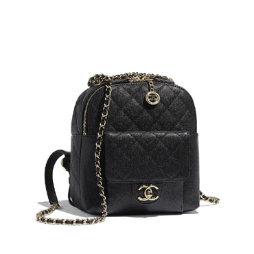 Chanel backpack grained calfskin AS0004 Y84078 94305