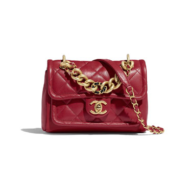 Chanel Red Flap Bag AS0936 B01190 N4855