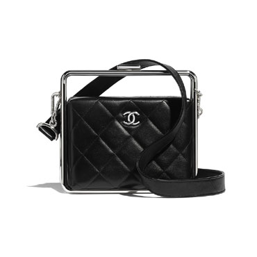 Chanel Lambskin Black Clutch AS1732 B03004 94305