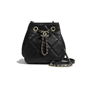 Chanel Lambskin Small Drawstring Bag AS1801 B02768 94305