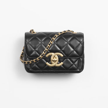 Chanel Mini flap bag Shiny lambskin AS5026 B17620 94305