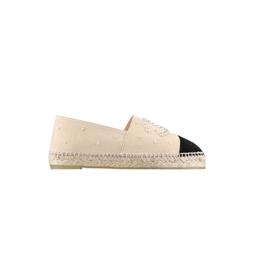 Chanel Espadrilles imitation pearls G29762 Y52347 C0204