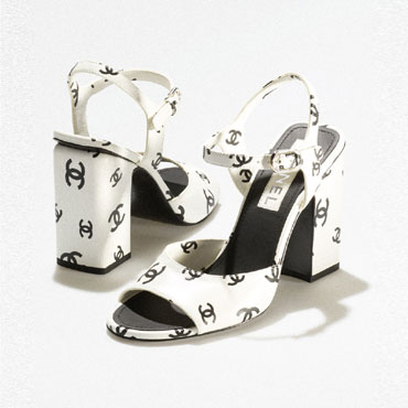 Chanel Printed lambskin Sandals G38969 X56530 K4156