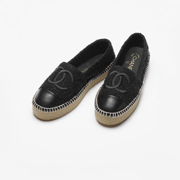 Chanel Espadrilles Iridescent Wool Lambskin G46060 B18455 94305