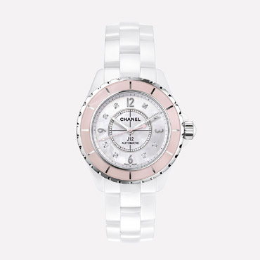 Chanel J12 Soft Rose Watch H5199