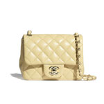 Chanel Lambskin Yellow Mini Flap Bag A35200 Y04059 NA105