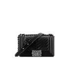 Small BOY Chanel bag black A67085 Y61320 94305