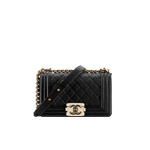 Small BOY Chanel bag black A67085 Y61398 94305