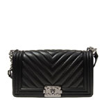 BOY Chanel V bag Black A67086 Y25538 94305