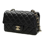 Chanel Mini Flap bag lambskin Gold metal A69900 Y01295 94305