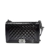 Chanel Boy Patent Flap Bag A92193 Y06830 94305