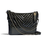 Black Chanels Gabrielle Hobo Bag A93824 B00877 94305